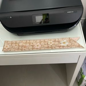 Silk coach bag scarf